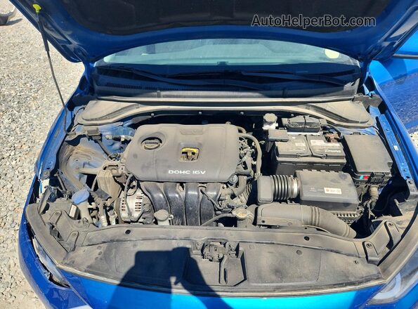 5NPD84LF9JH224616 2018 HYUNDAI ELANTRA Blue Widok wnętrza z tyłu