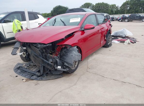 5NPD84LF9JH227709 2018 HYUNDAI ELANTRA Red Przód lewy
