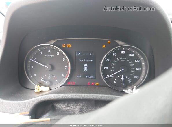 5NPD84LF9JH227709 2018 HYUNDAI ELANTRA Red Widok tylnych siedzeń