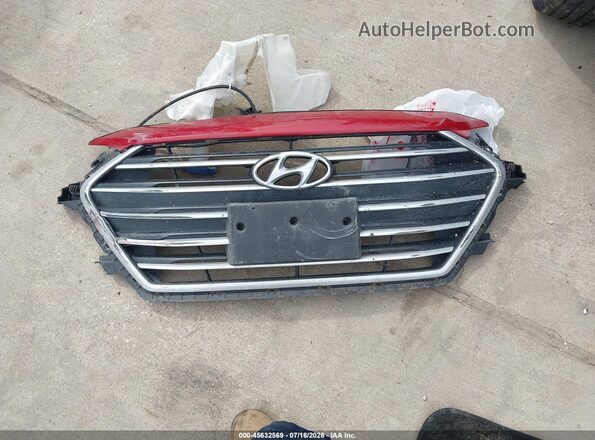 5NPD84LF9JH227709 2018 HYUNDAI ELANTRA Red Widok zestawu wskaźników