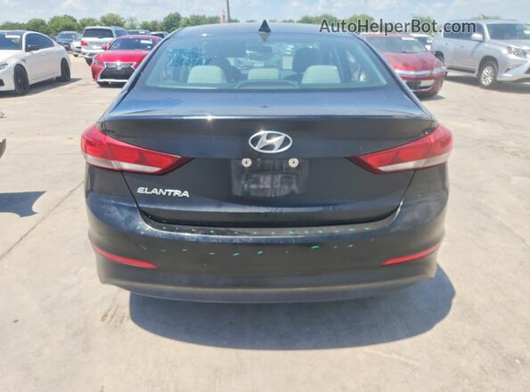 5NPD84LF9JH240671 2018 HYUNDAI ELANTRA Black უკანა ხედი
