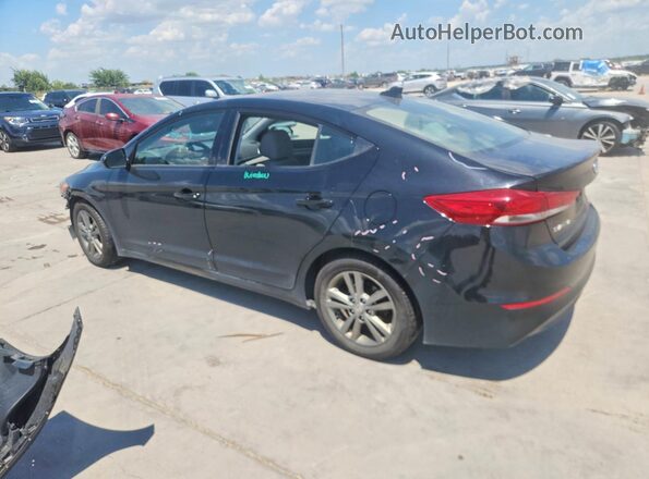 5NPD84LF9JH240671 2018 HYUNDAI ELANTRA Black უკანა მარცხენა