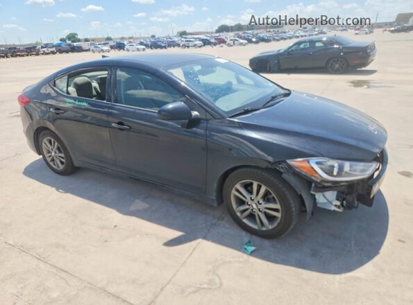 5NPD84LF9JH240671 2018 HYUNDAI ELANTRA Black წინა მარჯვენა