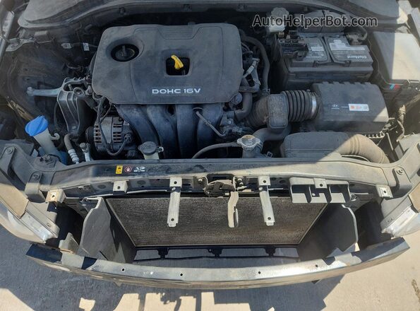 5NPD84LF9JH240671 2018 HYUNDAI ELANTRA Black უკანა სალონის ხედი