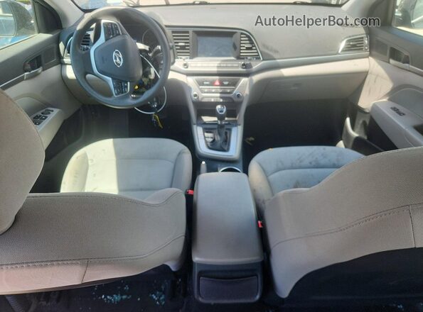 5NPD84LF9JH240671 2018 HYUNDAI ELANTRA Black წინა პანელის ხედი