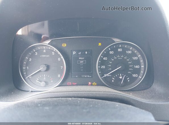 5NPD84LF9JH243442 2018 HYUNDAI ELANTRA Серебряный Вид задних сидений