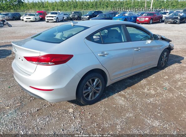 5NPD84LF9JH243442 2018 HYUNDAI ELANTRA Серебряный Задняя правая четверть