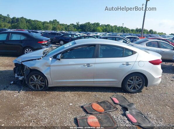 5NPD84LF9JH243442 2018 HYUNDAI ELANTRA Серебряный Панорамный вид салона 360°