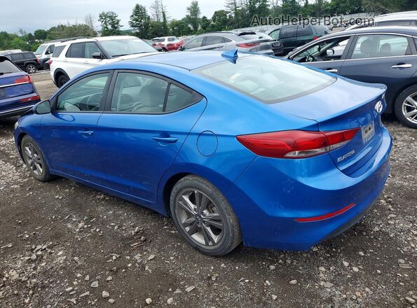 5NPD84LF9JH248415 2018 HYUNDAI ELANTRA Синий Задняя левая четверть