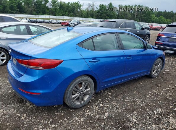 5NPD84LF9JH248415 2018 HYUNDAI ELANTRA Синий Задняя правая четверть