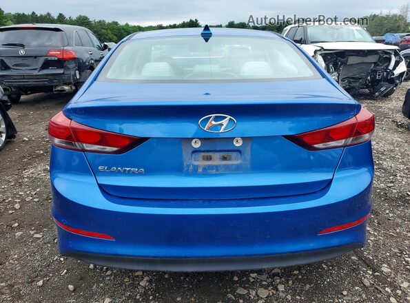 5NPD84LF9JH248415 2018 HYUNDAI ELANTRA Синий Вид сзади