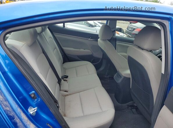 5NPD84LF9JH248415 2018 HYUNDAI ELANTRA Синий Вид задних сидений