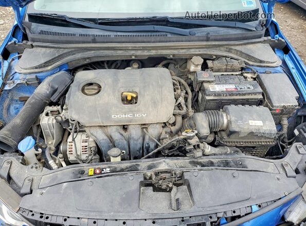 5NPD84LF9JH248415 2018 HYUNDAI ELANTRA Синий Вид задней части салона