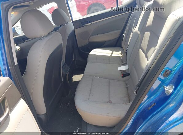 5NPD84LF9JH256725 2018 HYUNDAI ELANTRA Blue VIN sticker view