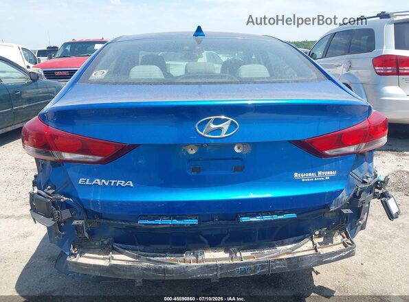 5NPD84LF9JH256725 2018 HYUNDAI ELANTRA Blue 