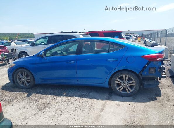 5NPD84LF9JH256725 2018 HYUNDAI ELANTRA Blue 360 interior view