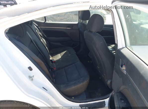 5NPD84LF9JH294696 2018 HYUNDAI ELANTRA White VIN sticker view