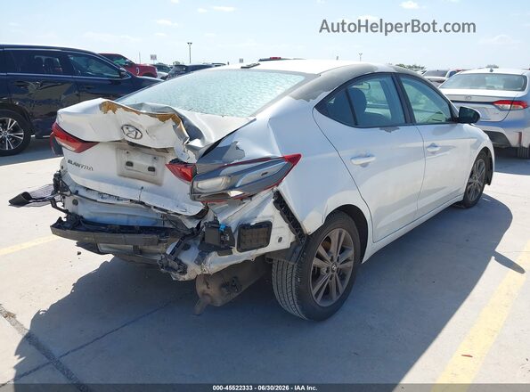 5NPD84LF9JH294696 2018 HYUNDAI ELANTRA White Rear right