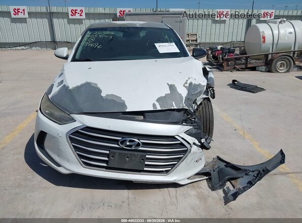 5NPD84LF9JH294696 2018 HYUNDAI ELANTRA White Dashboard view
