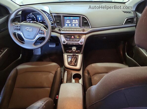 5NPD84LF9JH298750 2018 HYUNDAI ELANTRA White Vista del salpicadero