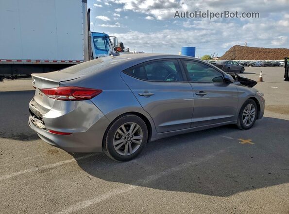 5NPD84LF9JH300111 2018 HYUNDAI ELANTRA Gray Rear right