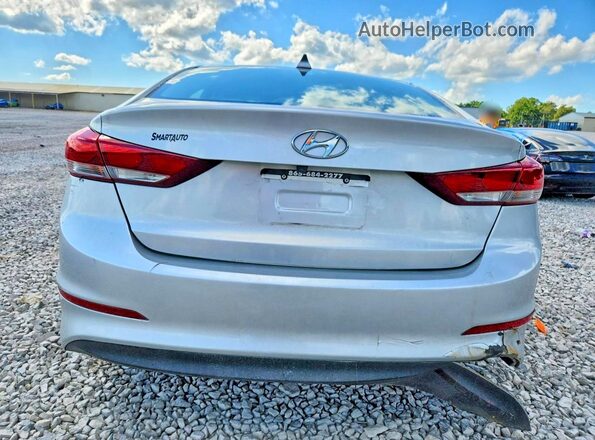 5NPD84LF9JH314994 2018 HYUNDAI ELANTRA Silver Widok z tyłu