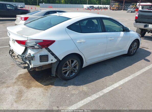 5NPD84LF9JH329379 2018 HYUNDAI ELANTRA White Հետևի աջ