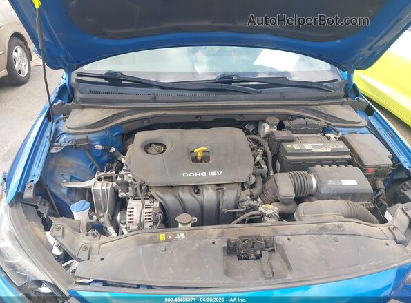 5NPD84LF9JH342133 2018 HYUNDAI ELANTRA Blue Widok z tyłu