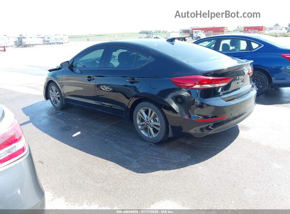 5NPD84LF9JH350457 2018 HYUNDAI ELANTRA Black Trasero izquierdo