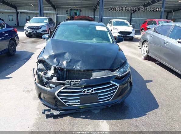 5NPD84LF9JH350457 2018 HYUNDAI ELANTRA Black Vista del cuadro de instrumentos