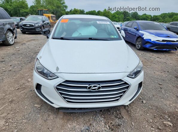 5NPD84LF9JH358574 2018 HYUNDAI ELANTRA White Вид спереду
