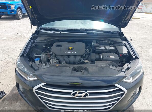 5NPD84LF9JH360390 2018 HYUNDAI ELANTRA Black Rear view