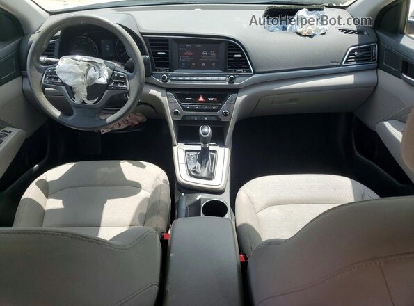 5NPD84LF9JH360924 2018 HYUNDAI ELANTRA Silver Առջևի վահանակի տեսք