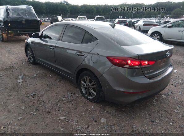 5NPD84LF9JH368084 2018 HYUNDAI ELANTRA Gray უკანა მარცხენა