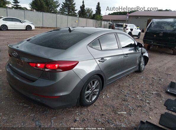 5NPD84LF9JH368084 2018 HYUNDAI ELANTRA Gray უკანა მარჯვენა