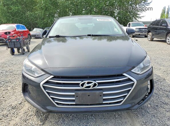 5NPD84LF9JH394295 2018 HYUNDAI ELANTRA Black Widok z przodu