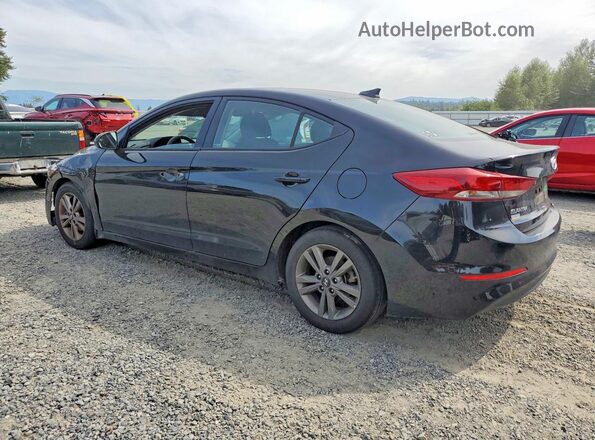 5NPD84LF9JH394295 2018 HYUNDAI ELANTRA Black Tył lewy
