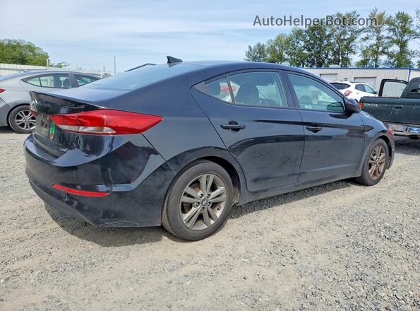 5NPD84LF9JH394295 2018 HYUNDAI ELANTRA Black Tył prawy