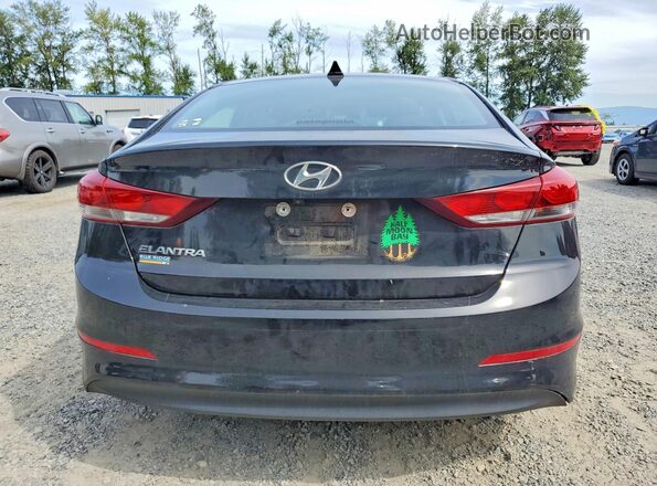 5NPD84LF9JH394295 2018 HYUNDAI ELANTRA Black Widok z tyłu