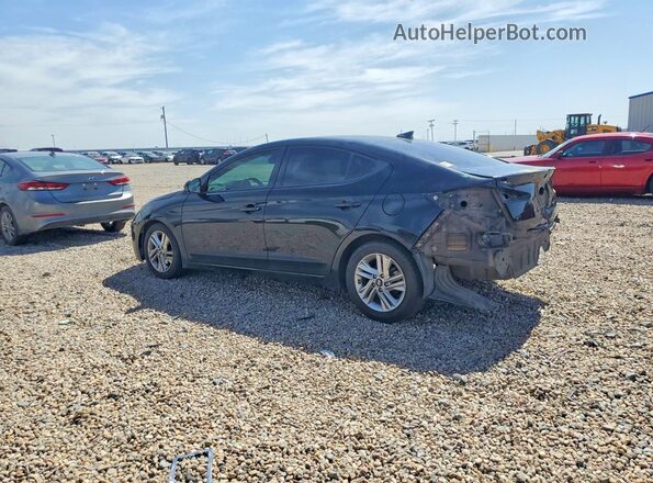 5NPD84LF9KH406527 2019 HYUNDAI ELANTRA Black Tył lewy