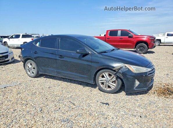 5NPD84LF9KH406527 2019 HYUNDAI ELANTRA Black Przód prawy