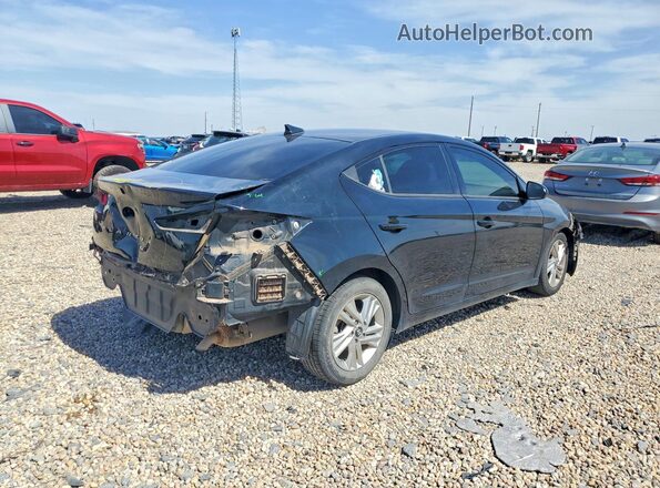 5NPD84LF9KH406527 2019 HYUNDAI ELANTRA Black Tył prawy