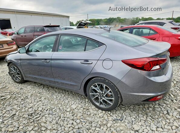 5NPD84LF9KH415308 2019 HYUNDAI ELANTRA Gray Задня ліва чверть