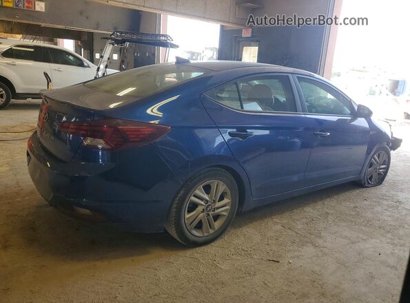5NPD84LF9KH416233 2019 HYUNDAI ELANTRA Blue უკანა მარჯვენა