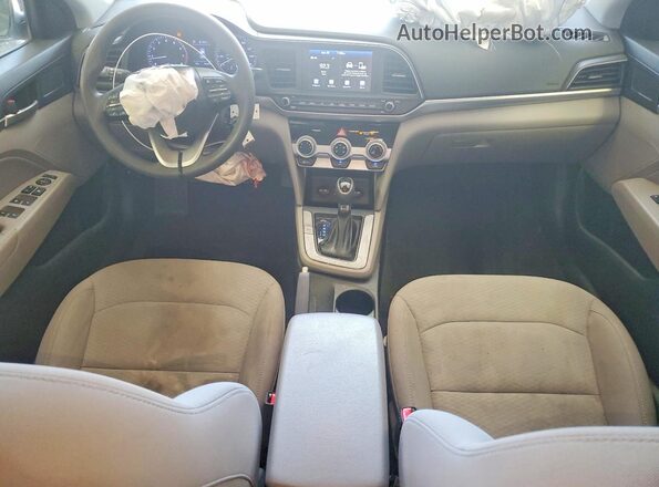 5NPD84LF9KH416233 2019 HYUNDAI ELANTRA Blue წინა პანელის ხედი