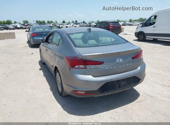 5NPD84LF9KH420105 2019 HYUNDAI ELANTRA Gray Հետևի ձախ