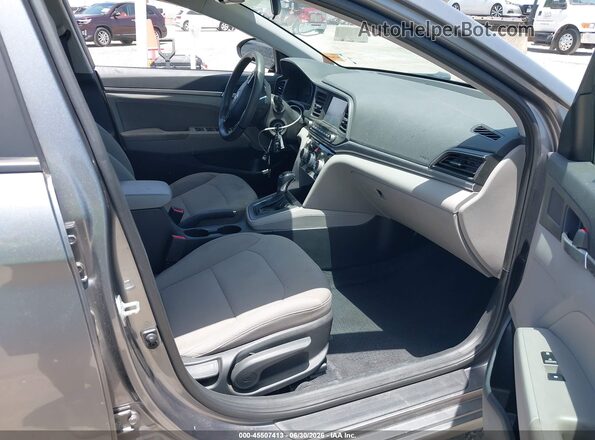 5NPD84LF9KH420105 2019 HYUNDAI ELANTRA Gray Սալոնի դիմացի տեսք