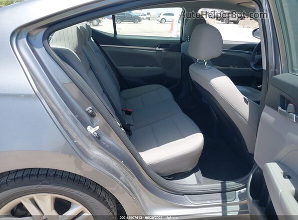 5NPD84LF9KH420105 2019 HYUNDAI ELANTRA Gray VIN կոդի պիտակի տեսք