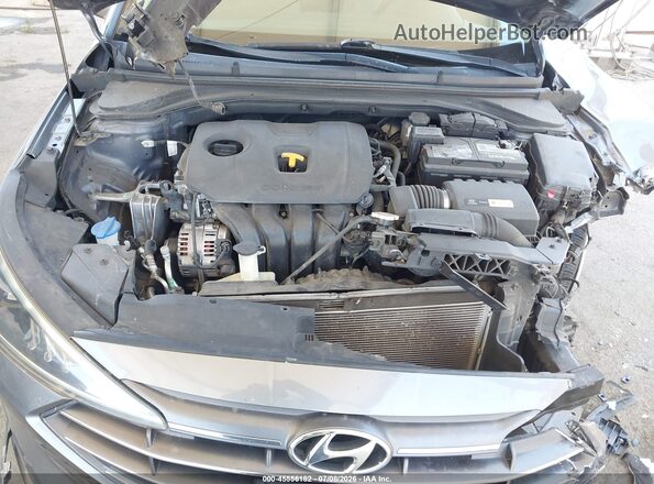 5NPD84LF9KH424459 2019 HYUNDAI ELANTRA Gray Հետևի տեսք
