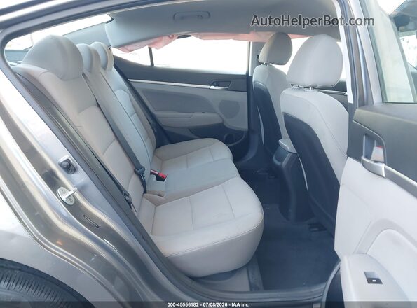 5NPD84LF9KH424459 2019 HYUNDAI ELANTRA Gray VIN կոդի պիտակի տեսք